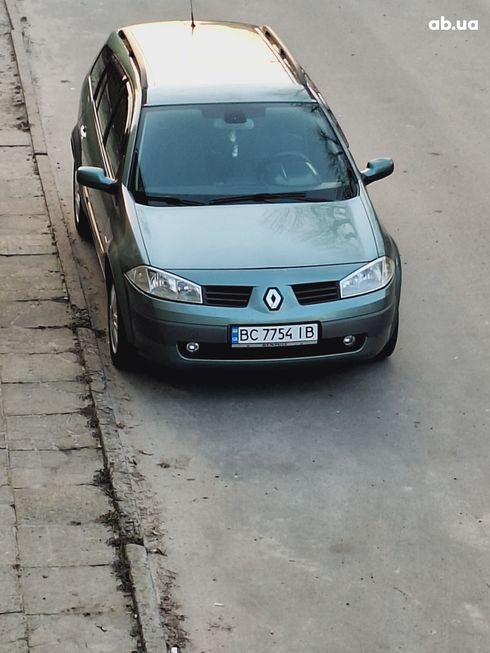 Renault Megane 2004 зеленый - фото 4