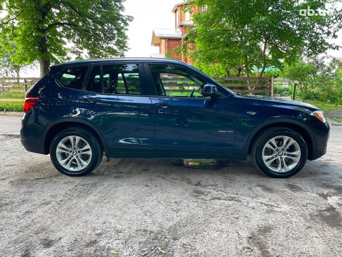 BMW X3 2016 синий - фото 8