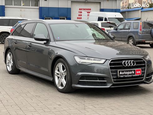 Audi A6 2018 серый - фото 3
