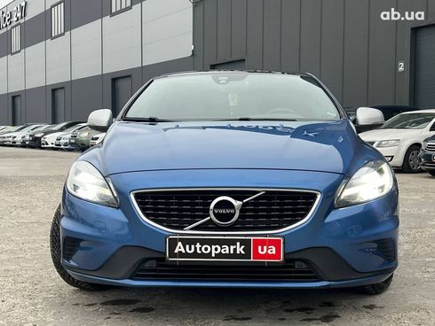 Volvo V40 2017 синий - фото 2