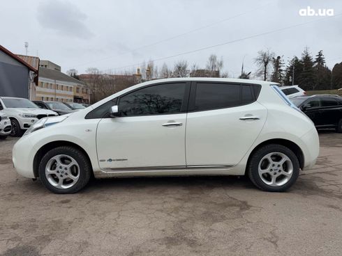 Nissan Leaf 2014 белый - фото 7