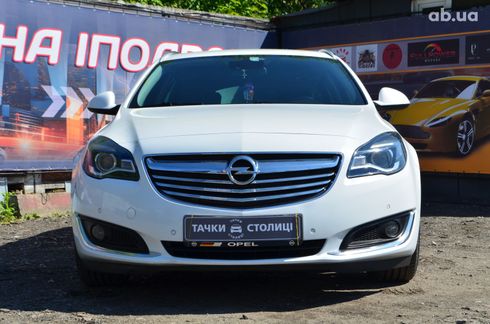 Opel Insignia 2014 белый - фото 2