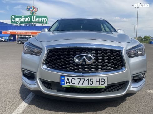 Infiniti QX60 2016 серебристый - фото 5