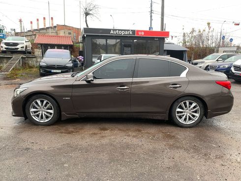 Infiniti Q50 2013 коричневый - фото 8