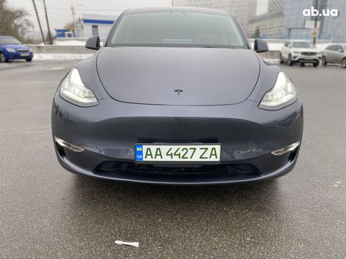Tesla Model Y 2022 серый - фото 7