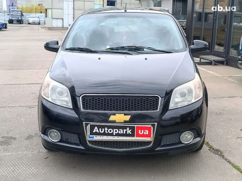Chevrolet Aveo 2008 черный - фото 2