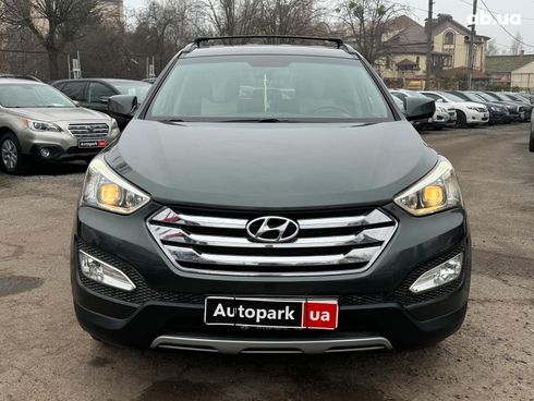 Hyundai Santa Fe 2014 зеленый - фото 2