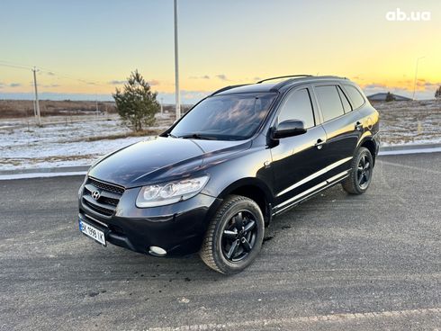 Hyundai Santa Fe 2008 черный - фото 2