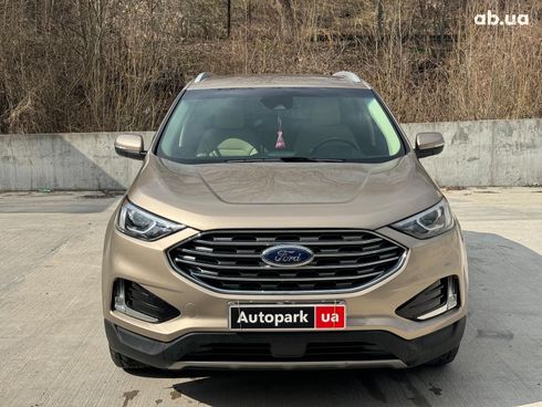 Ford Edge 2020 бежевый - фото 2