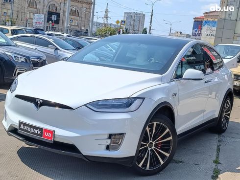 Tesla Model X 2018 белый - фото 2