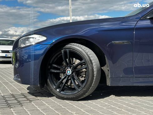 BMW 5 серия 2013 синий - фото 4
