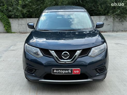 Nissan Rogue 2015 синий - фото 2