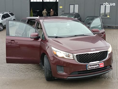 Kia Sedona 2016 красный - фото 44