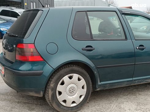 Volkswagen Golf 2001 зеленый - фото 9