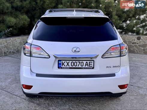 Lexus RX 2011 белый - фото 8