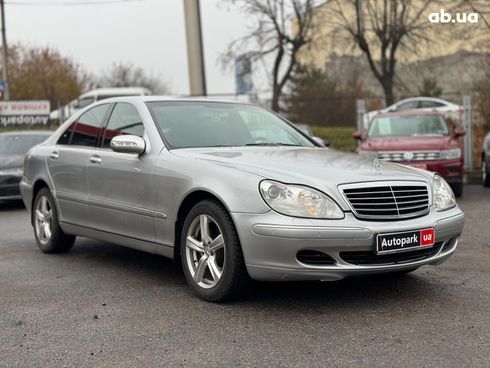 Mercedes-Benz S-Класс 2004 серый - фото 3