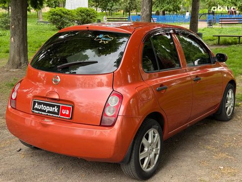 Nissan Micra 2004 оранжевый - фото 8