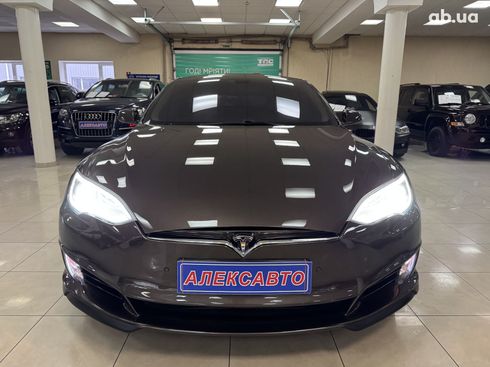 Tesla Model S 2013 коричневый - фото 6