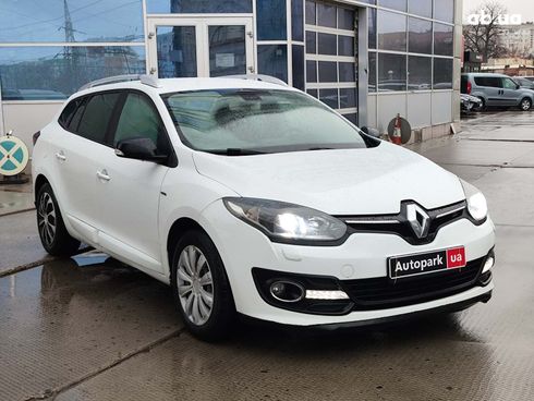 Renault Megane 2015 белый - фото 11