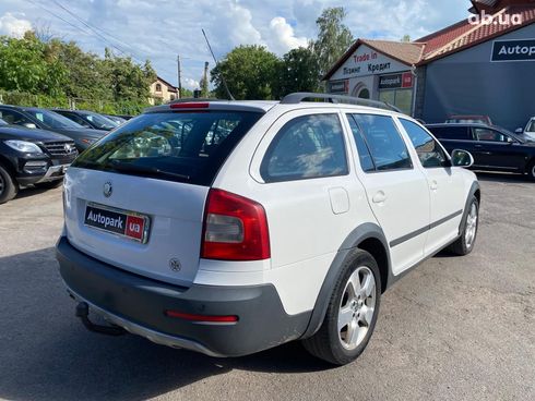 Skoda octavia a5 combi scout 2010 белый - фото 9