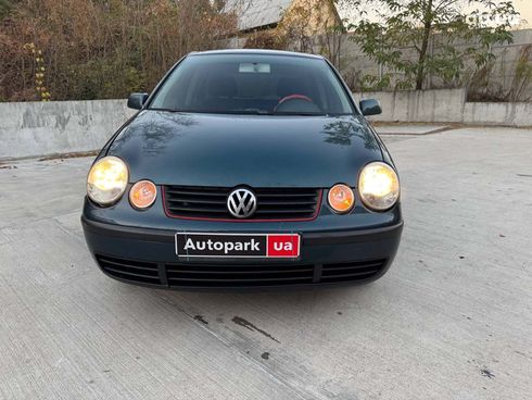 Volkswagen Polo 2004 зеленый - фото 2