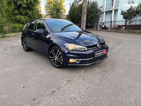 Volkswagen Golf 2018 синий - фото 3