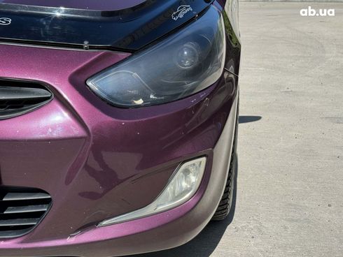Hyundai Accent 2012 фиолетовый - фото 10