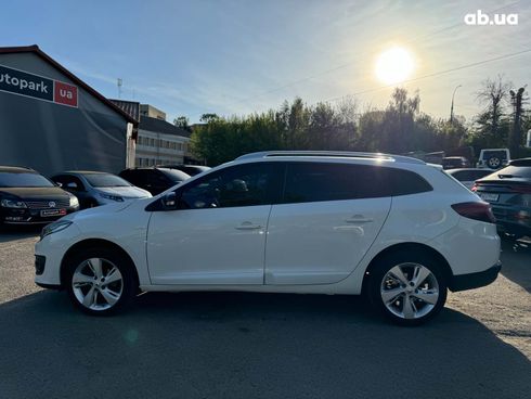 Renault Megane 2014 белый - фото 12