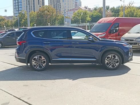 Hyundai Santa Fe 2019 синий - фото 4