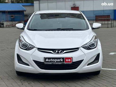 Hyundai Avante 2014 белый - фото 2