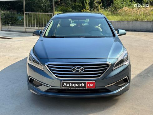 Hyundai Sonata 2017 синий - фото 2