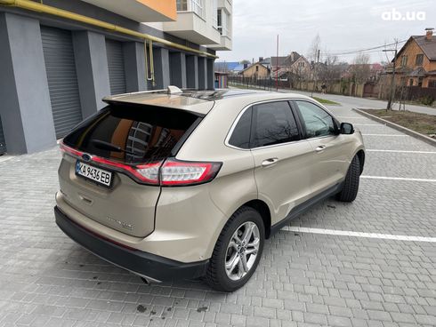 Ford Edge 2017 бежевый - фото 11