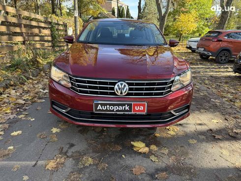 Volkswagen Passat 2016 красный - фото 2