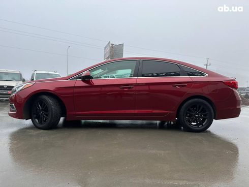 Hyundai Sonata 2015 красный - фото 10