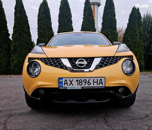 Nissan Juke 2017 желтый - фото 2