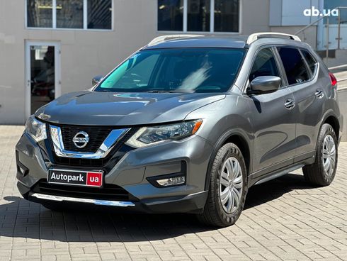 Nissan Rogue 2017 серый - фото 2