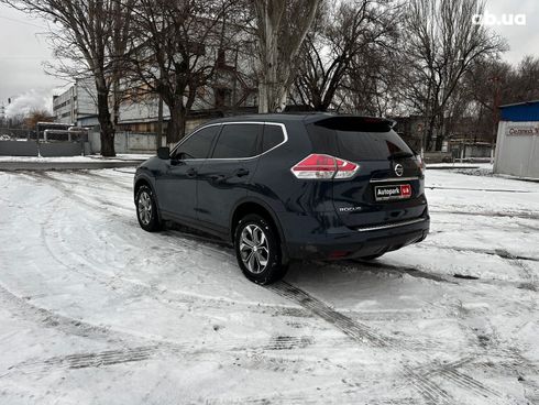 Nissan Rogue 2016 синий - фото 3