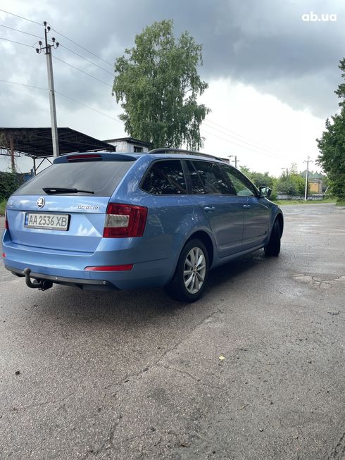 Skoda Octavia 2014 голубой - фото 9