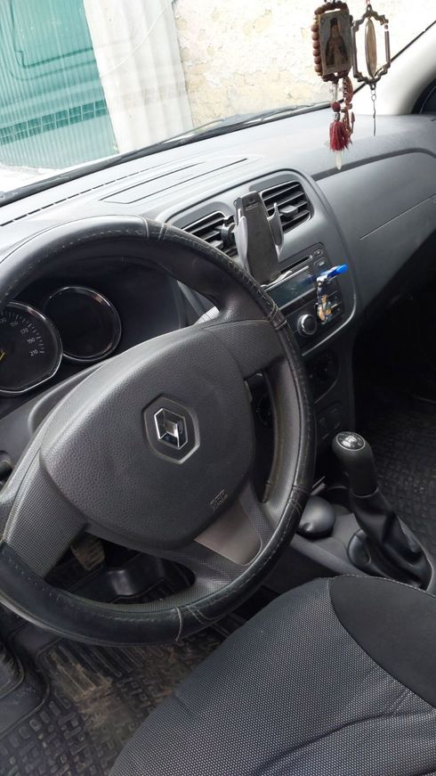 Renault Logan 2013 белый - фото 5
