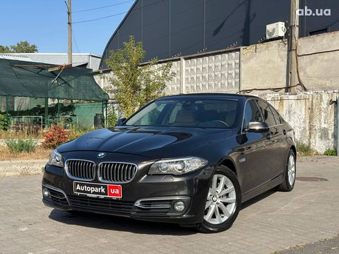 BMW 5 серия 2013 коричневый - фото 1