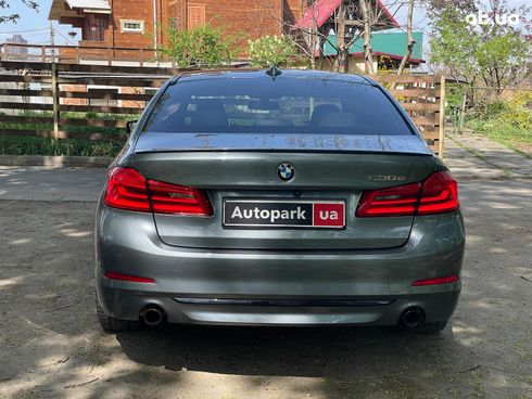 BMW 5 серия 2018 серый - фото 9