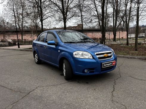 Chevrolet Aveo 2008 синий - фото 7