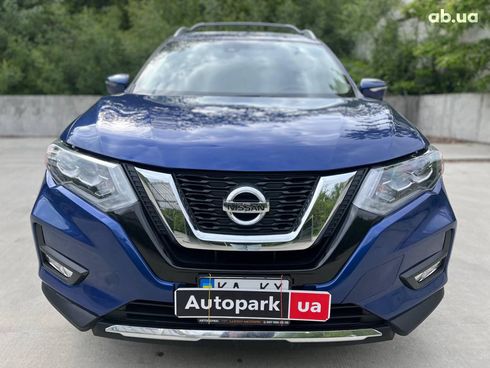 Nissan Rogue 2017 синий - фото 2