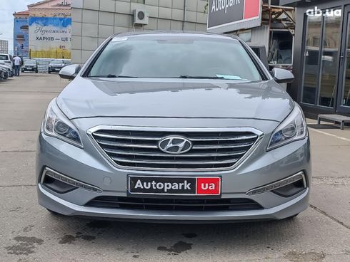 Hyundai Sonata 2015 серый - фото 3