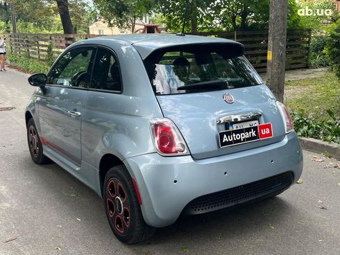 Fiat 500E 2014 синий - фото 27