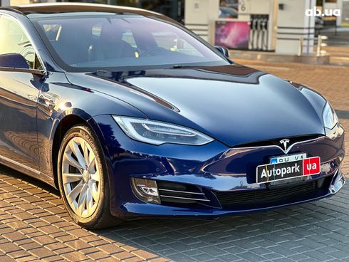 Tesla Model S 2019 синий - фото 4