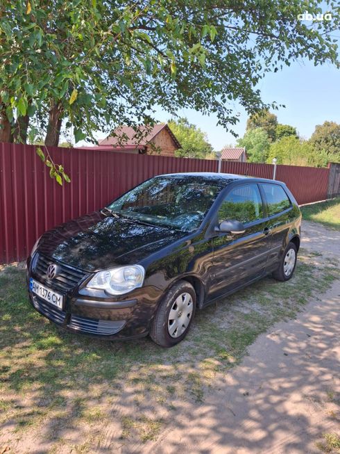 Volkswagen Polo 2008 черный - фото 5