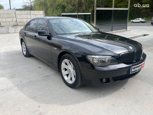 BMW 7 серия 2007 черный - фото 3