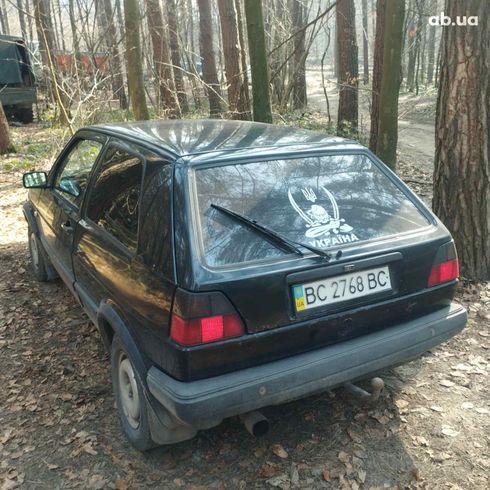 Volkswagen Golf 1989 черный - фото 8