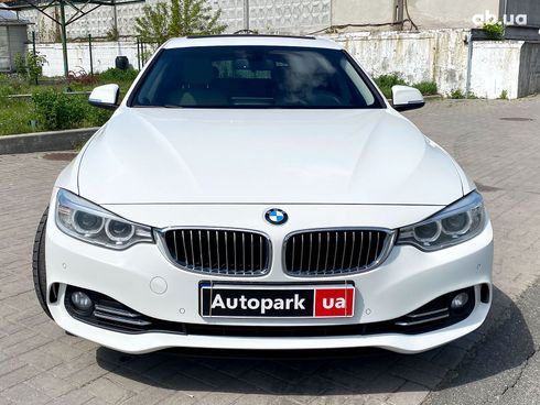BMW 4 серия 2014 белый - фото 8